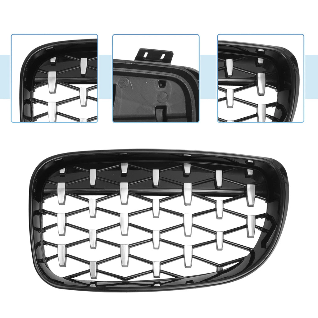 Front Hood Bumper Grille for BMW 128i 135i (2008–2013) No. 51137166439/51137166440