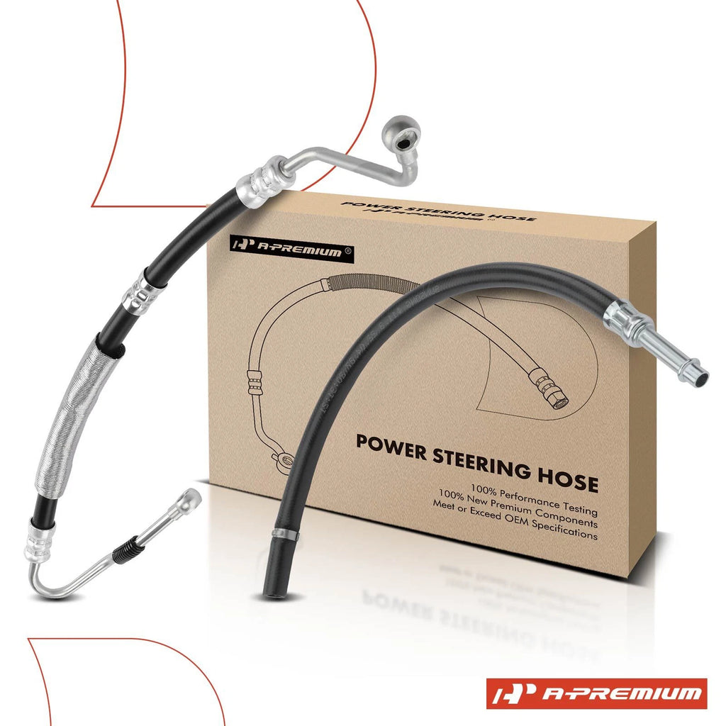 2X Power Steering Pressure & Return Line Hose for BMW 740iL 740i (1997–2001)