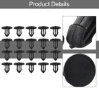 Clip / 10mm / Cowl Grille Clip Nylon Stem 20pcs for Civic Del Sol