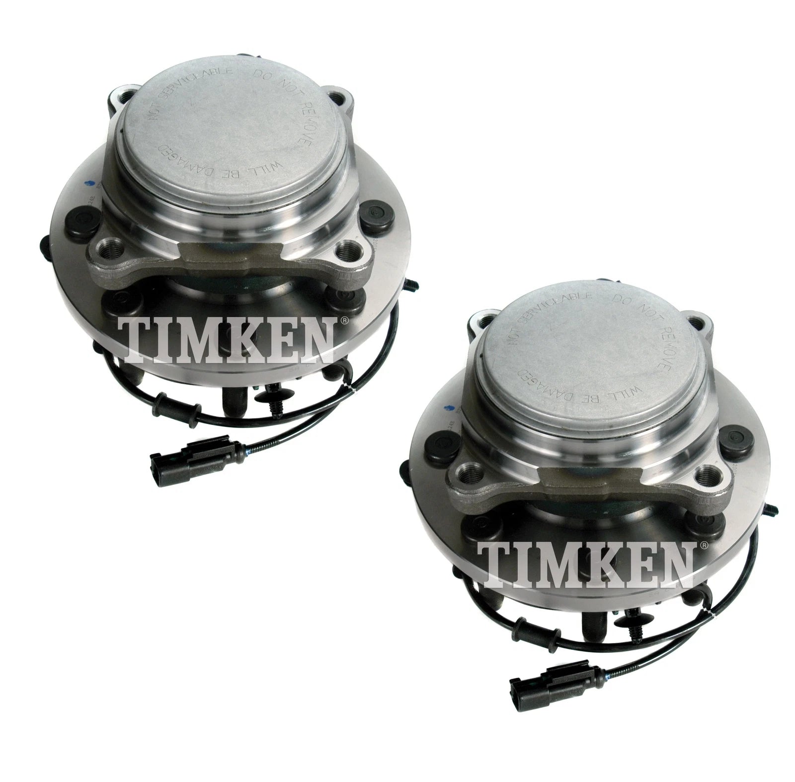 Set of 2 Front Wheel Bearing and Hub Kit for Dodge Ram 2500 3500 (2003–2018)