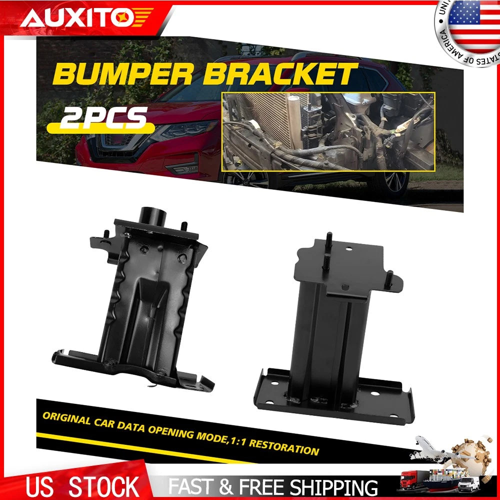 Set of 2 Front Bumper Support Brackets for Nissan Rogue (2014–2019)