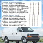 Set of 8 Glow Plugs for Silverado Sierra Duramax 6.6L (LMM LML LBZ)