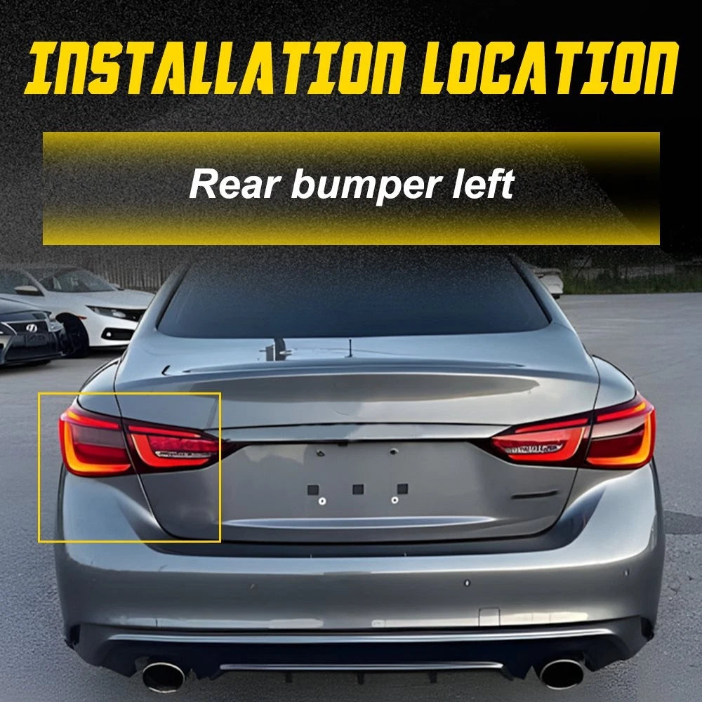 Rear Left Side Bumper Mount Support Lower Bracket for Infiniti Q50 (2014–2023) EPY