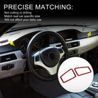 Air Vent Cover Sticker Set of 2 for BMW 3 Series E90 E92 E93 (2005–2012)