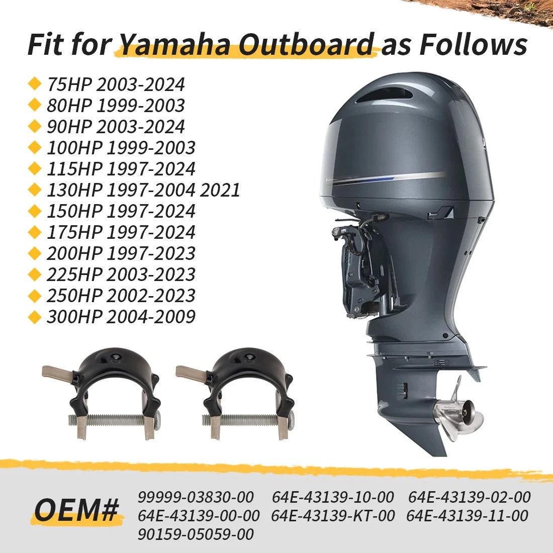 2 Cam Trim Sender Kit for Yamaha Outboard 75-300HP