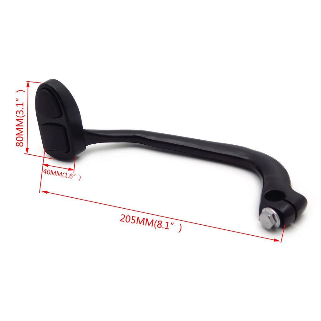Black Brake Lever Pedal w/ Arm for Honda Goldwing Valkyrie (1997–2003) Replace# 4038