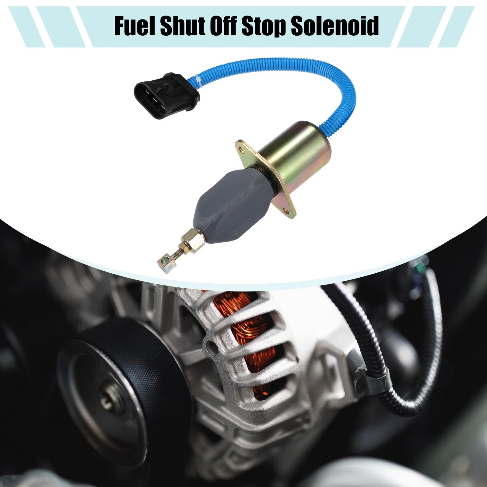 Fuel Shut Off Solenoid Valve for Dodge Ram 2500 5.9L (1994–1998) No. 5016244AA