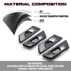 Carbon Fiber Inner Door Handle Bowl Trim for Honda CR-V (2017-2022)