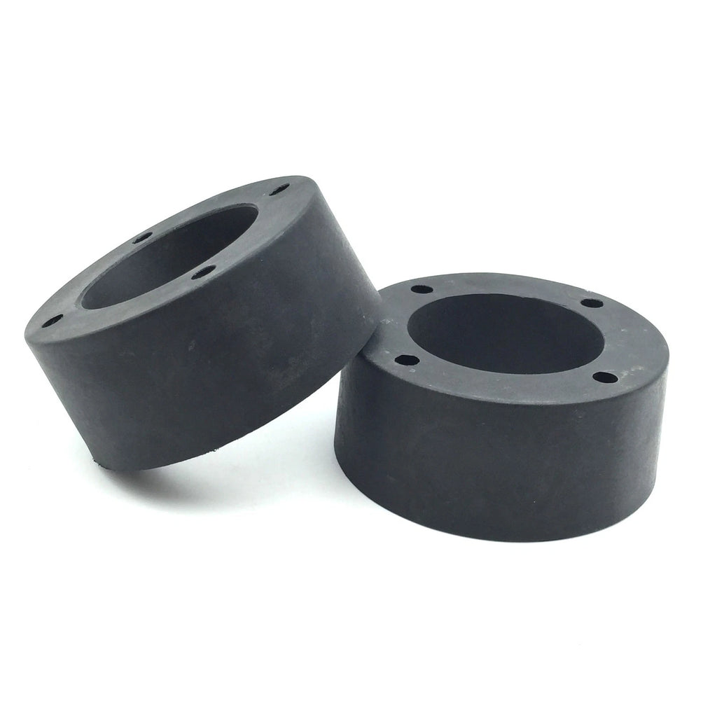 Set of 2 Black Heavy Duty Urethane Wheel Spacers 2.5" 4/110 for Kawasaki/Suzuki