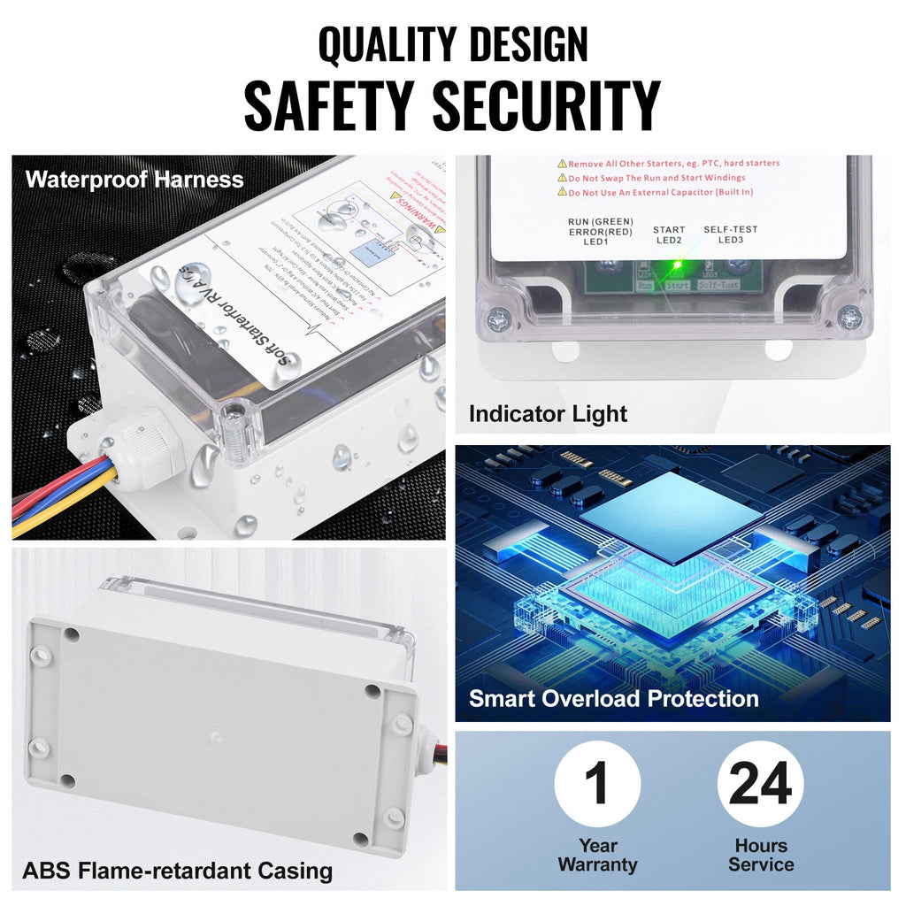 Soft Start Kit for RV Air Conditioner (Fits Various Models)