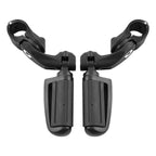 Matte Black 32mm Short Angled Highway Bar Engine Guard Pegs for