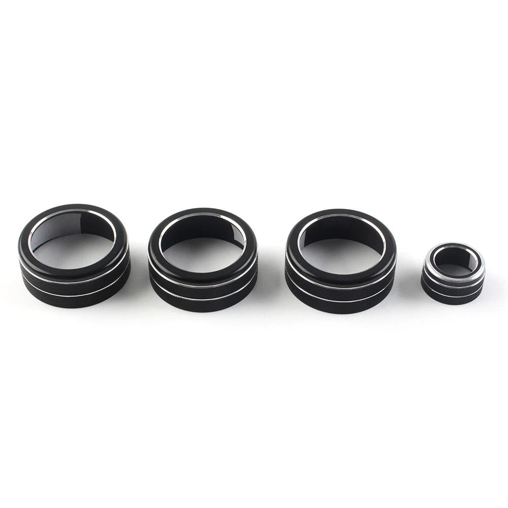Black AC Climate Control Knob Ring Cover for Honda Civic CR-V (2023–2024)