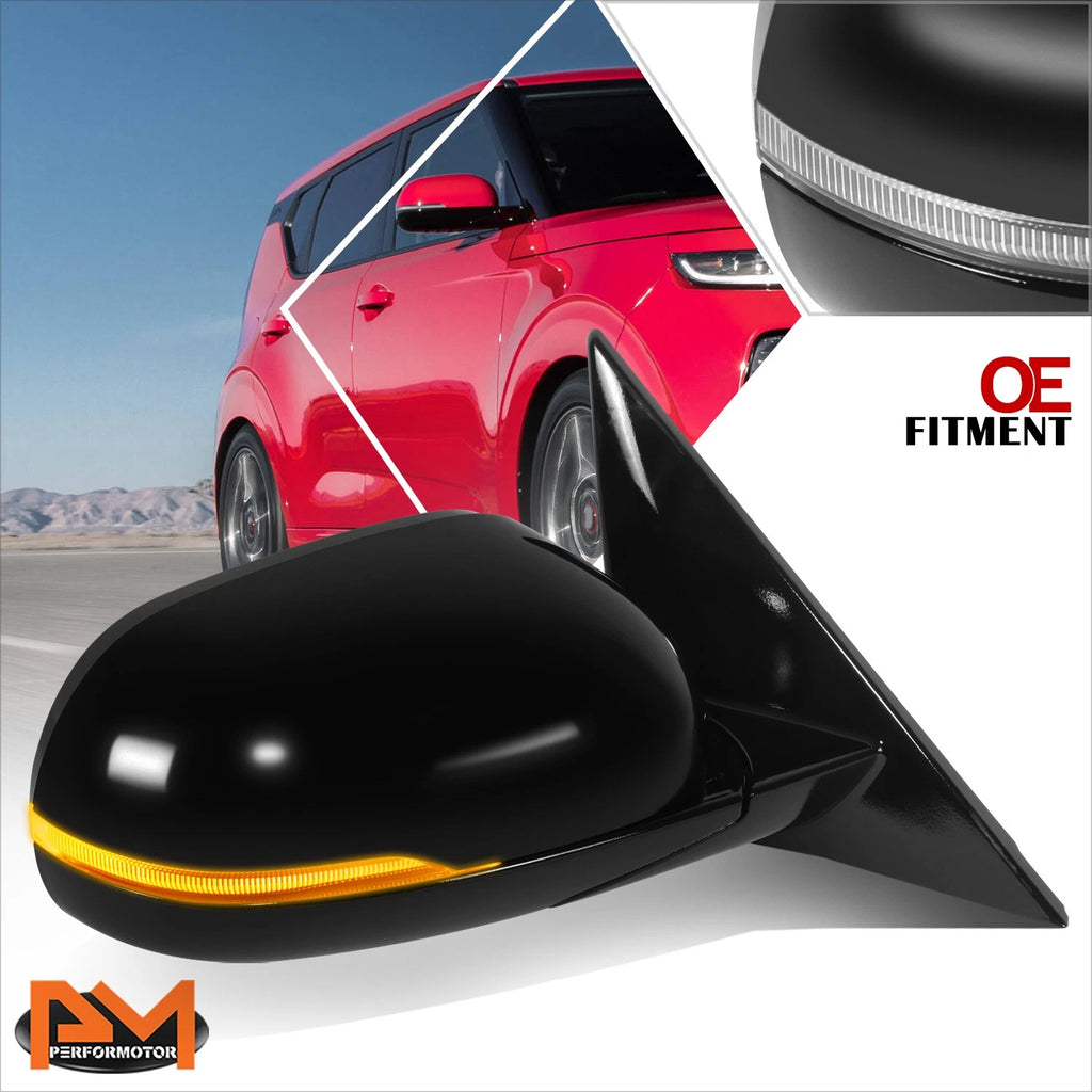 Power Adjust Heated Side Rear View Door Mirror Right for Soul (2020–2024)