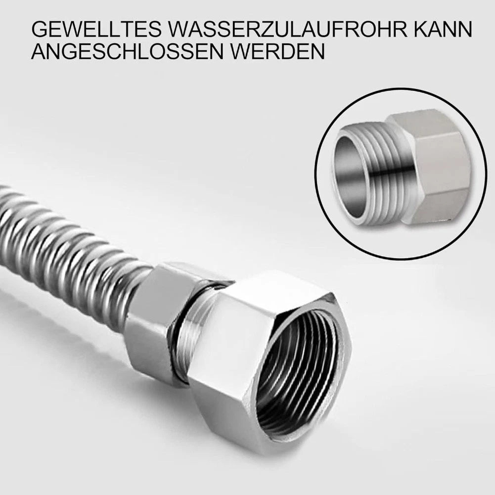Nickel Plated Brass Pipe Connector 38 Female 12 Male Threaded Joint