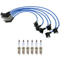 NGK Wire Set & Bosch 6 Platinum Spark Plugs for Mazda B3000 Ranger (1994–2009)