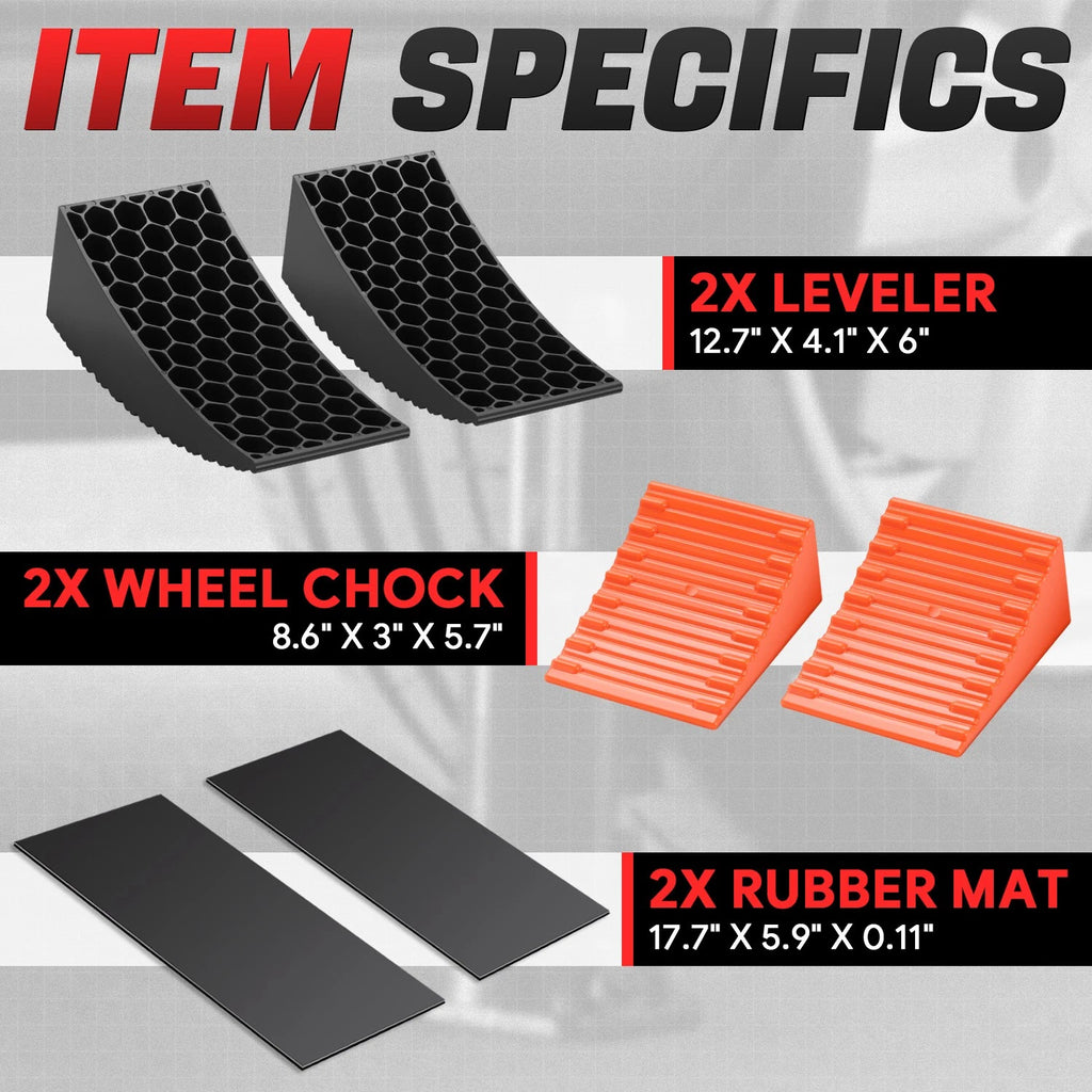 Honeycomb Leveling Ramp for Camping Cars (27000 lbs Capacity)
