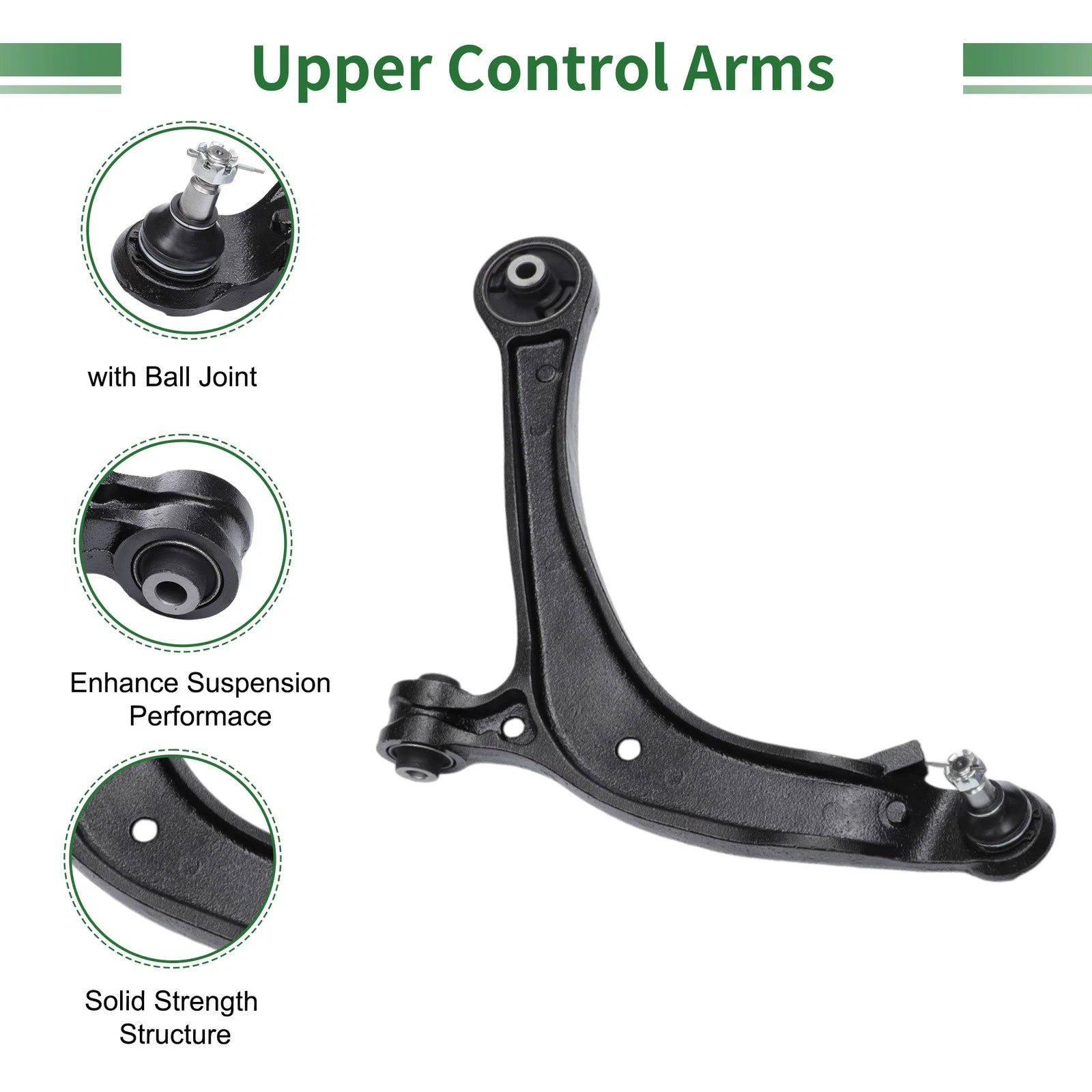 4pcs Front Suspension Kit Control Arm Sway Bar Link for Honda Odyssey (No.K750304)