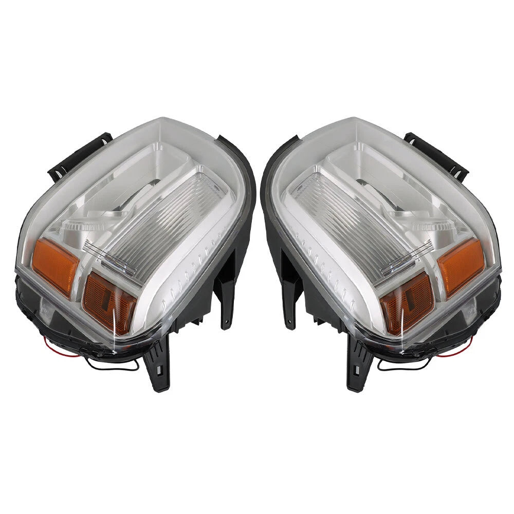 Headlight Pair Projector for GMC Terrain (2016-2017) Clear