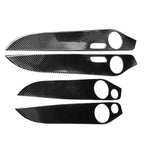 Interior Door Panel Cover Trim for Mercedes GLC Class X253 (2016–2021) Carbon Fiber Black