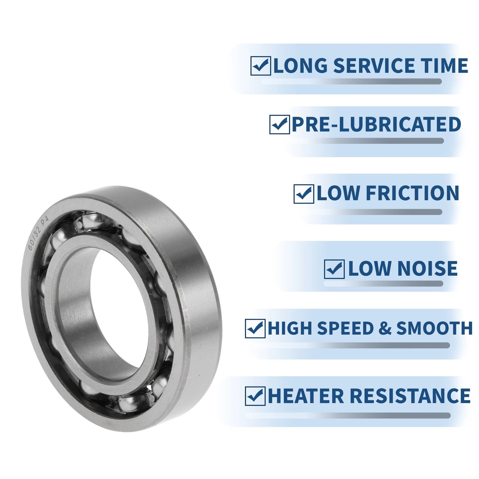 Deep Groove Ball Bearing 32x58x13mm for Various Applications (1 Pcs)