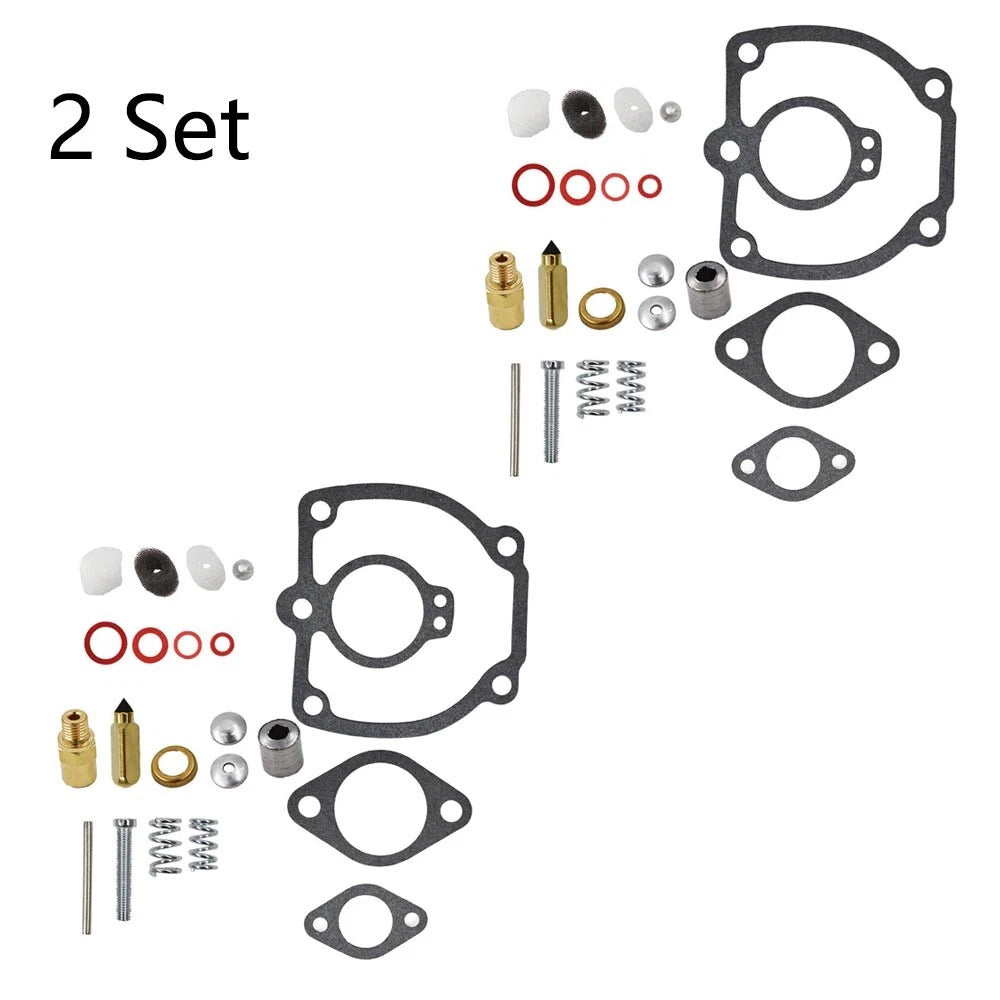 Set of 2 Carburetor Diaphragm Kit for International IH Farmall Super H M W4 O4 W6 O6