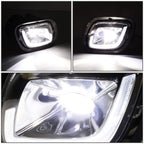 Chrome Housing LED Halo Projector Fog Light for Freightliner Cascadia (2008–2017)