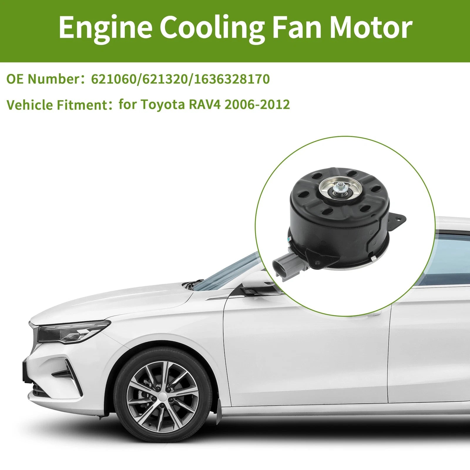 Radiator Fan Motor for Toyota RAV4 (2006–2012) No. 621060