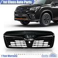 Glossy Black Front Bumper Upper Grille for Subaru Forester (2019–2021)
