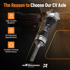 CV Axle Shaft for Toyota 4Runner Pickup (1Pcs, Front Left or Right)