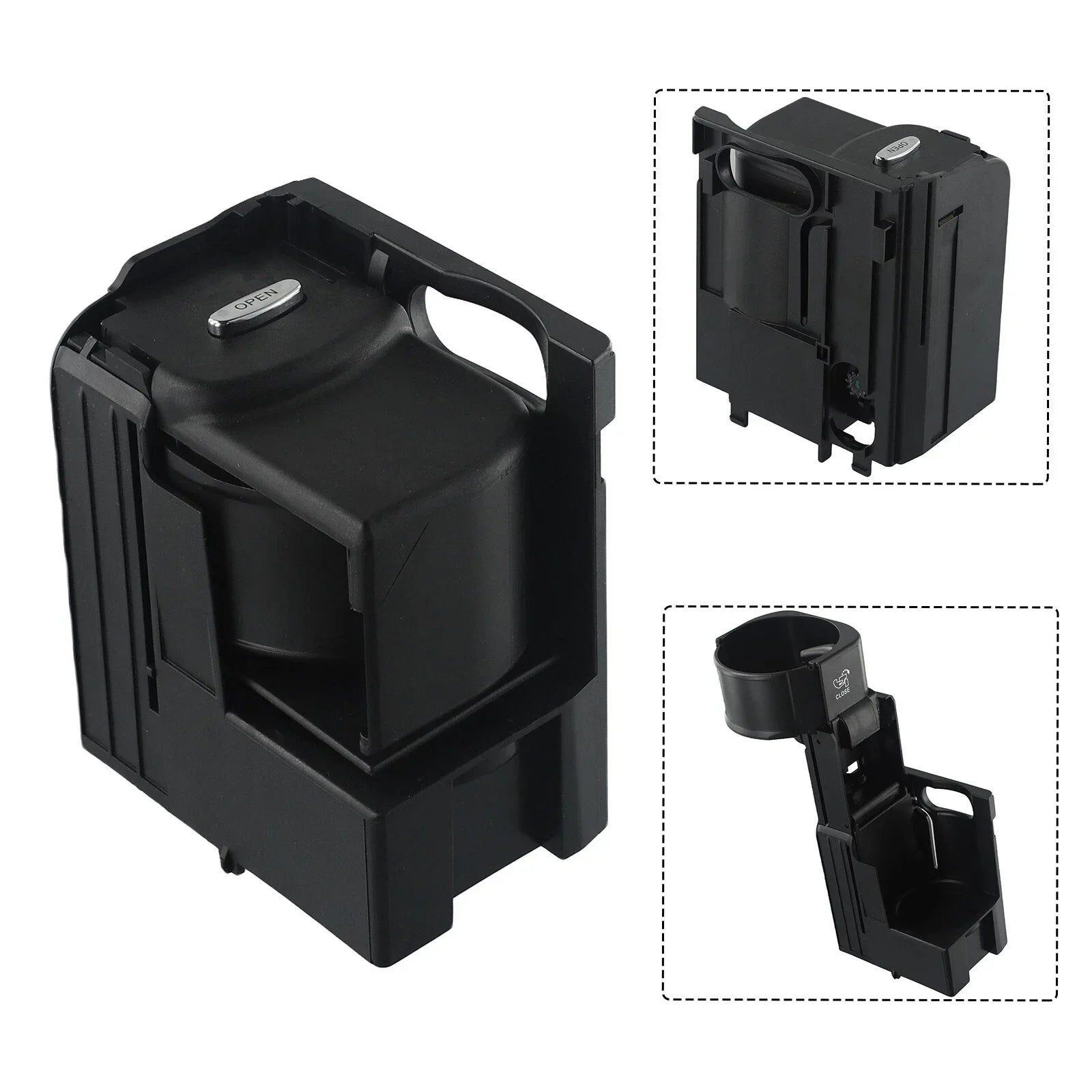 Centre Console Cup Holder / Black ABS for MB W211 W219 CLS (2002���2011)