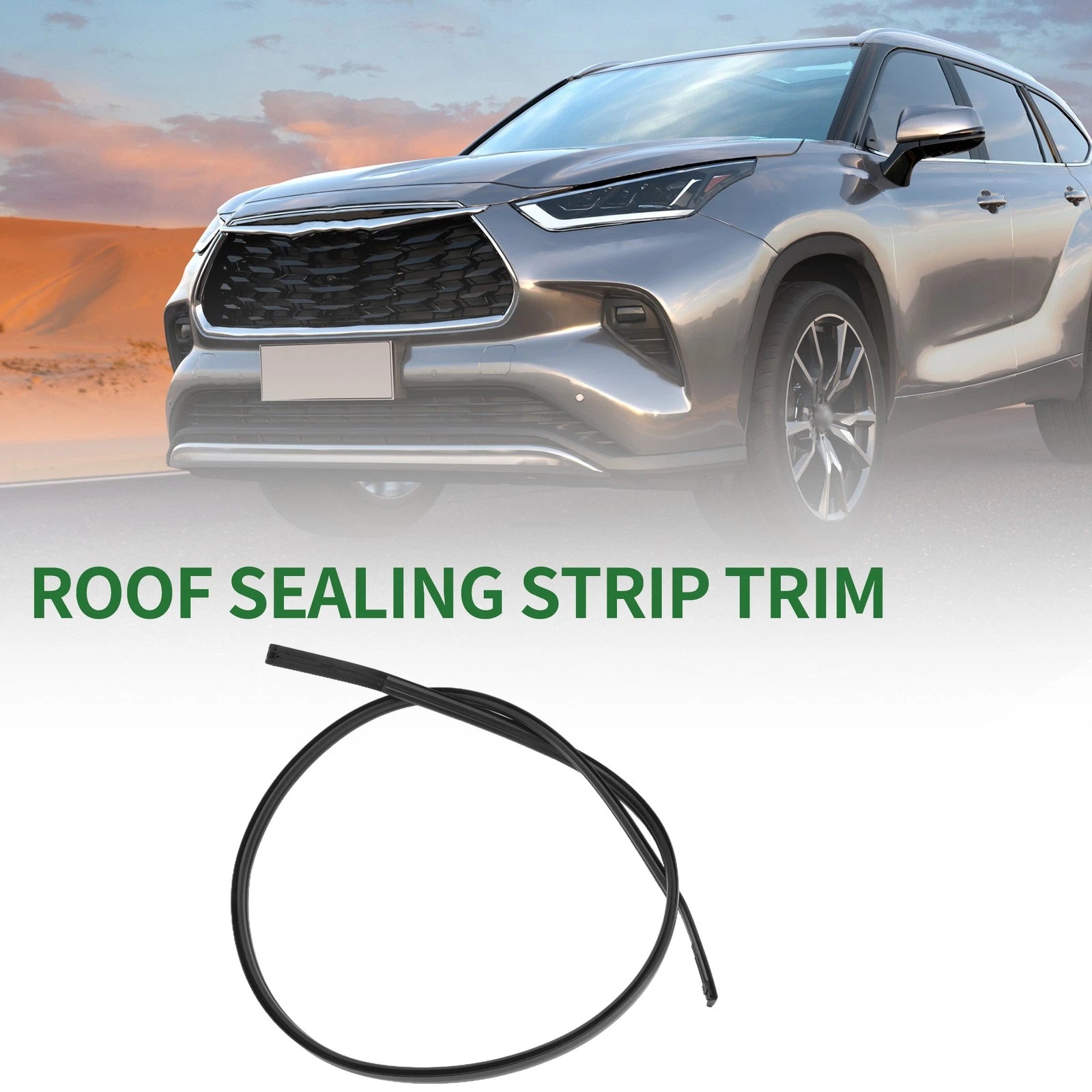 Left Roof Sealing Strip Sunroof Trim No.7555152130 for Toyota Yaris (2012–2019)