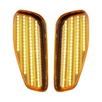 2X Clear LED Front Side Marker Lights for Jeep Renegade (2015–2022)