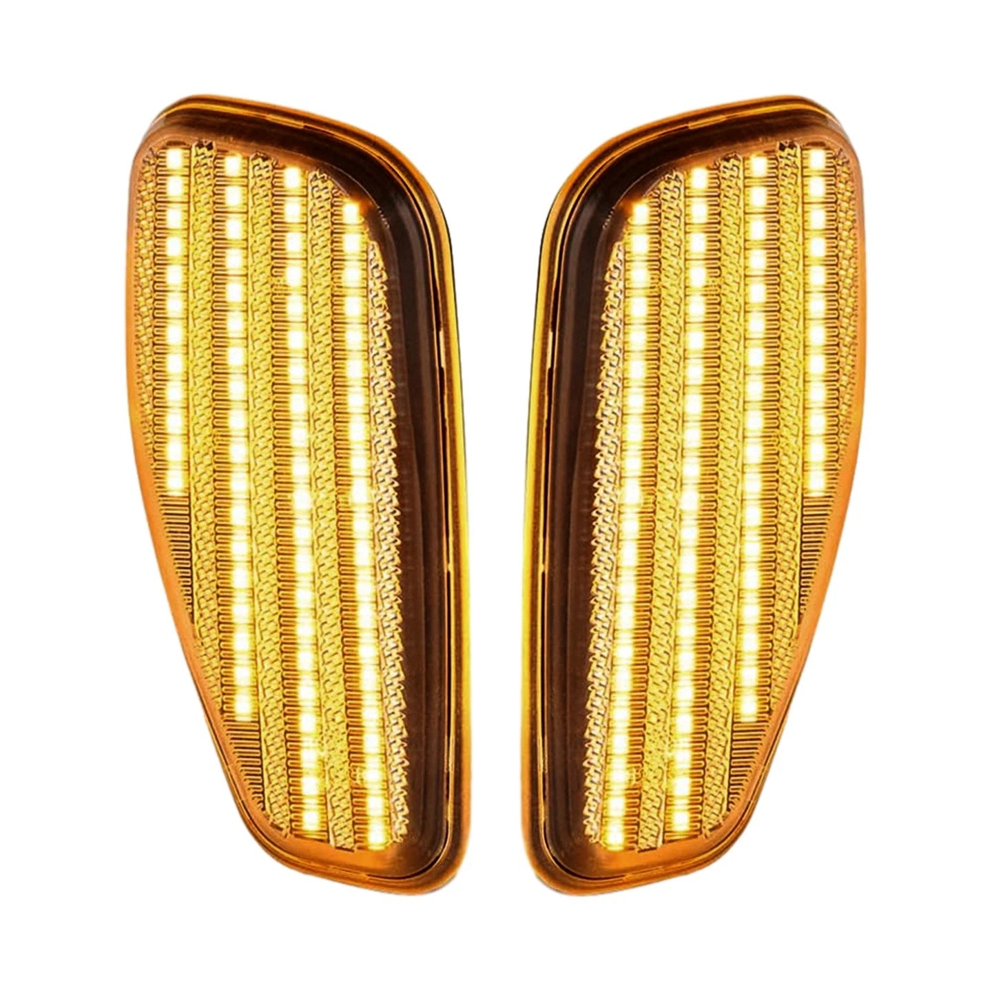 2X Clear LED Front Side Marker Lights for Jeep Renegade (2015–2022)