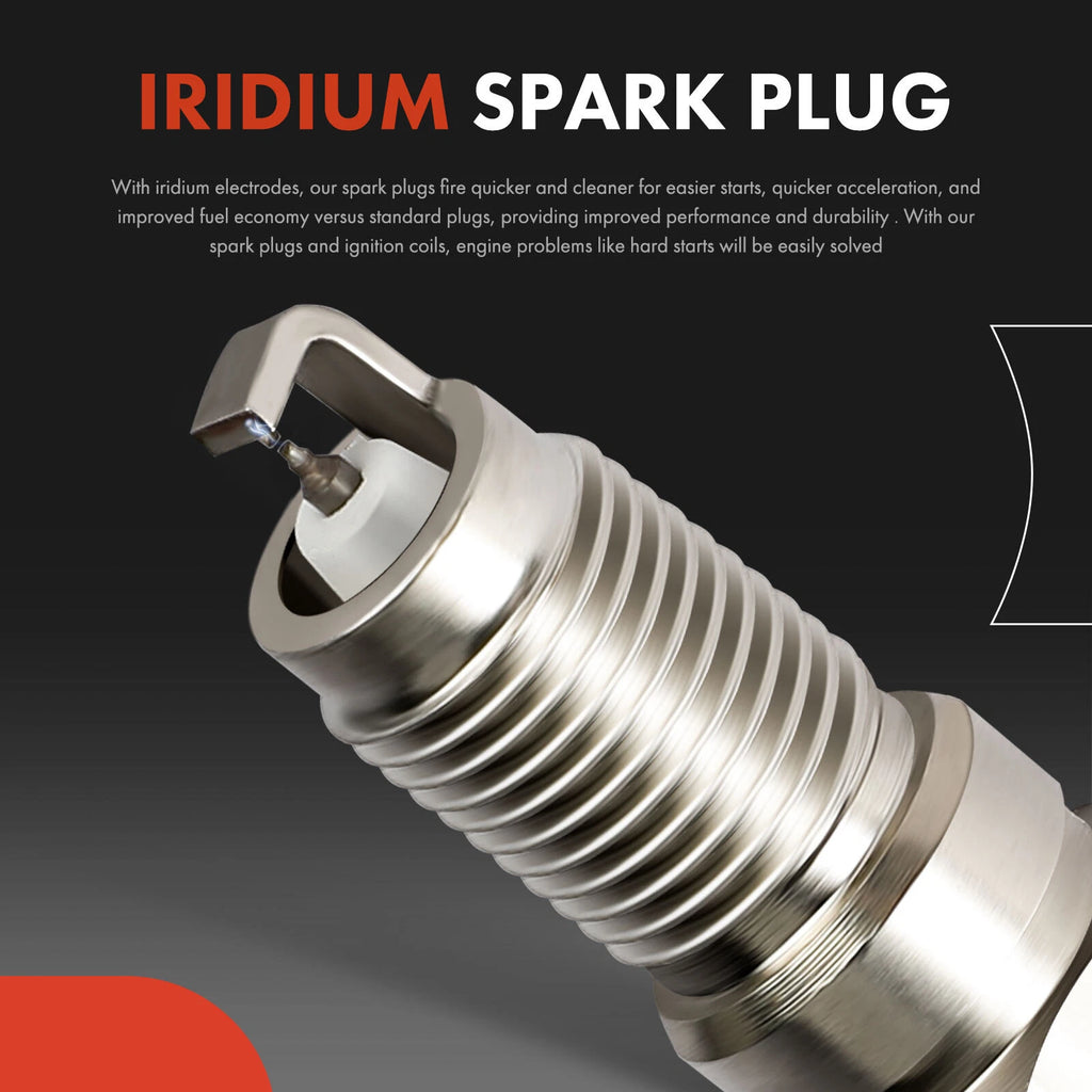 Ignition Coil & Iridium Spark Plugs Set for Ford Taurus