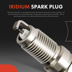 Ignition Coil & Iridium Spark Plugs Set for Ford Taurus