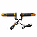 Universal 12V Heated Grips for Motorcycle (7/8" Gold)