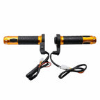 Universal 12V Heated Grips for Motorcycle (7/8" Gold)