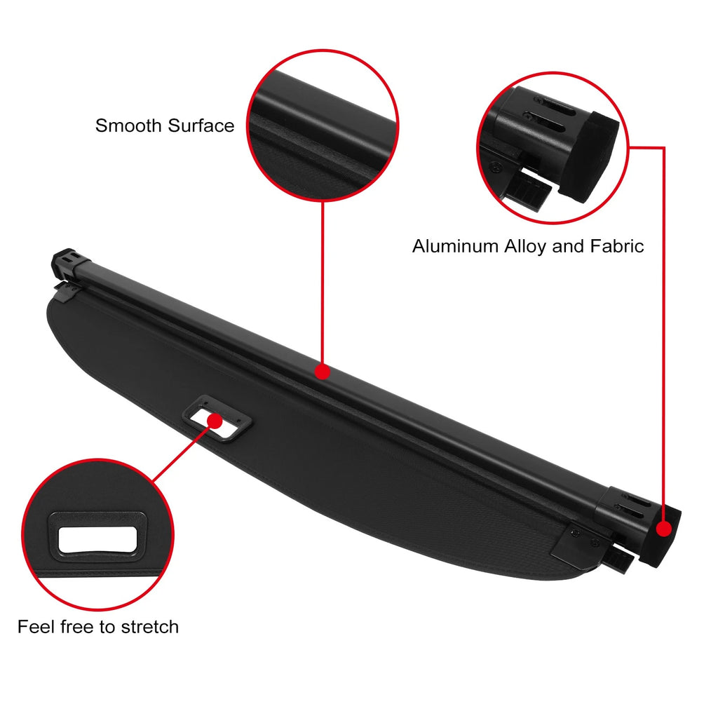 Retractable Rear Cargo Security Trunk Cover for VW Atlas Cross Sport (2020–2025)