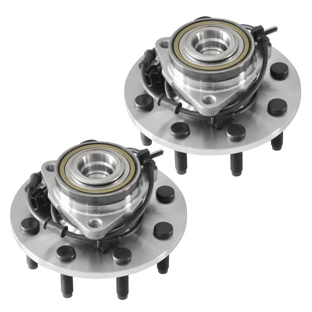 Set of 2 Front Wheel Bearings and Hubs for Dodge Ram 2500 (2003–2005)