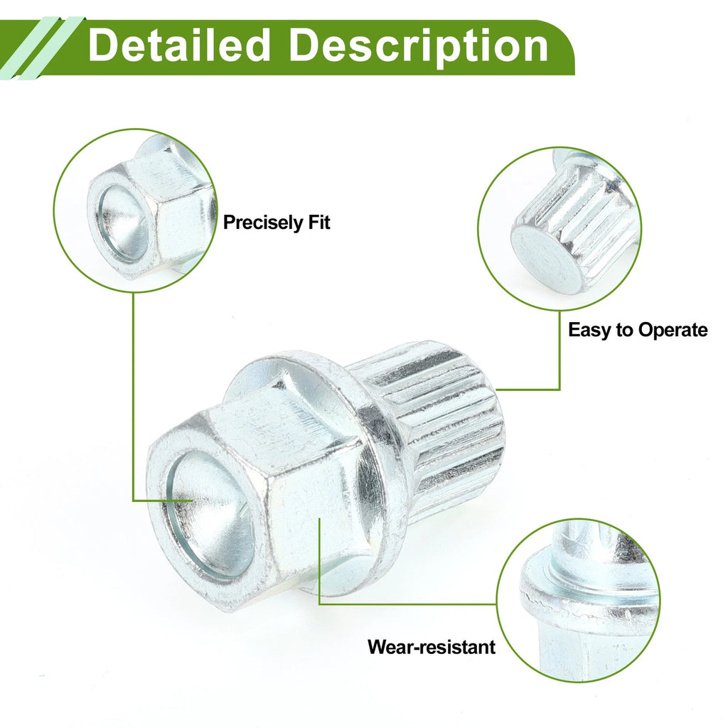 Set of 1 Wheel Lock Lug Nut Removal Key Socket 7/19PT for Audi VW 