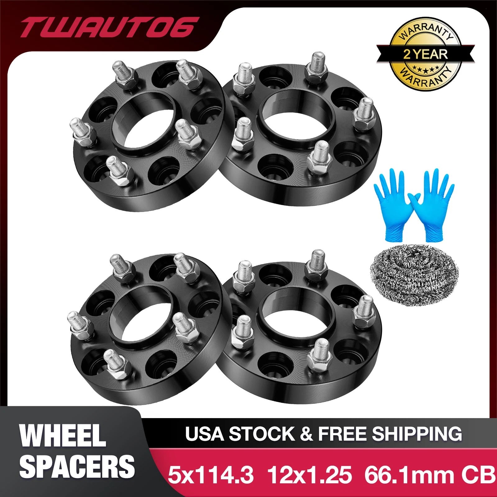 4PCS 20mm Hubcentric Wheel Spacers for Infiniti QX60 (2014–2021)