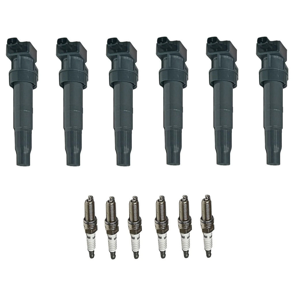 6X Ignition Coils & Iridium Spark Plugs for Hyundai Santa Fe (2013-2018)