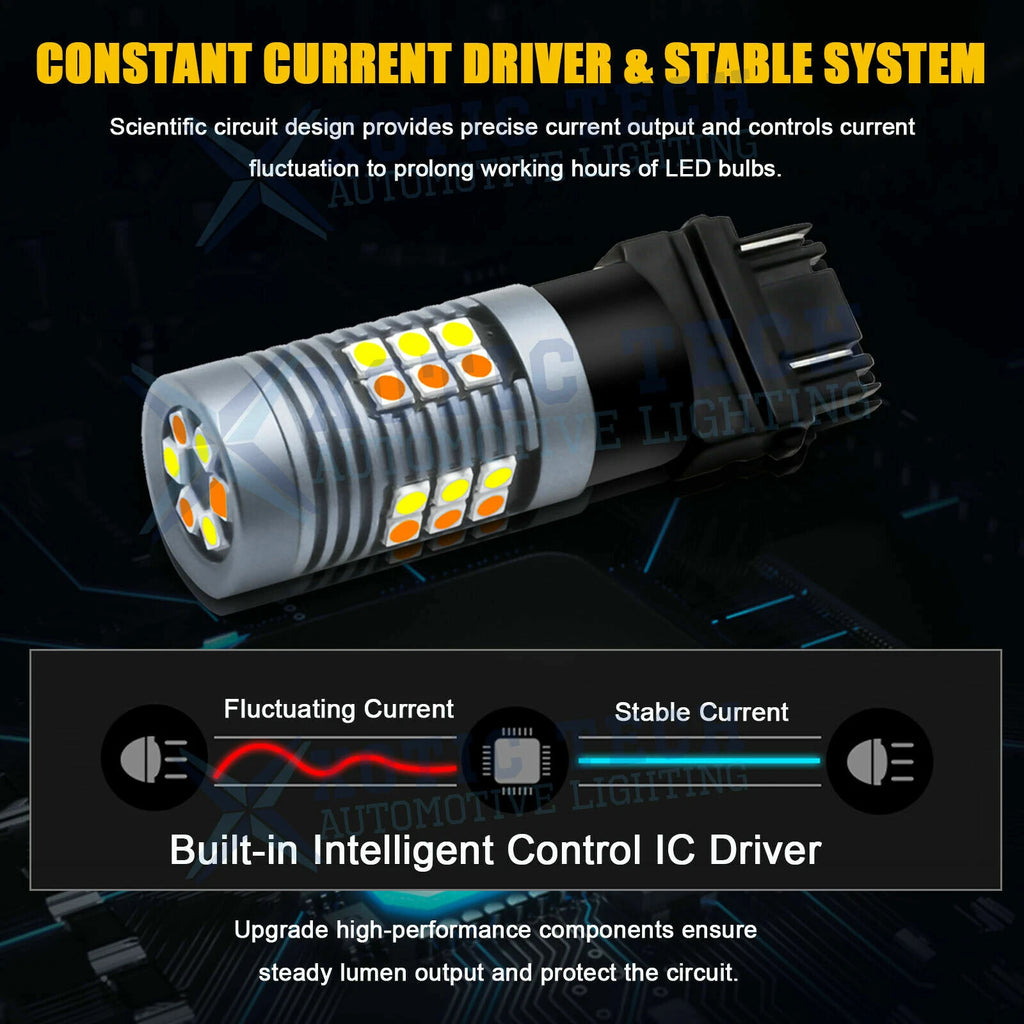Switchback LED Turn Signal Parking Light Bulbs for Freightliner Cascadia (2008-2017)