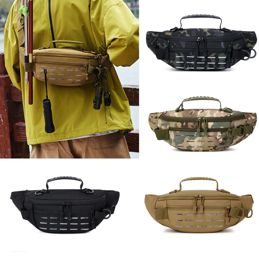 Waist Pack for Outdoor Cycling Fishing Running - Tactical Chest Pack