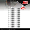 100pcs Nylon Push Type Retainer Clips for Nissan