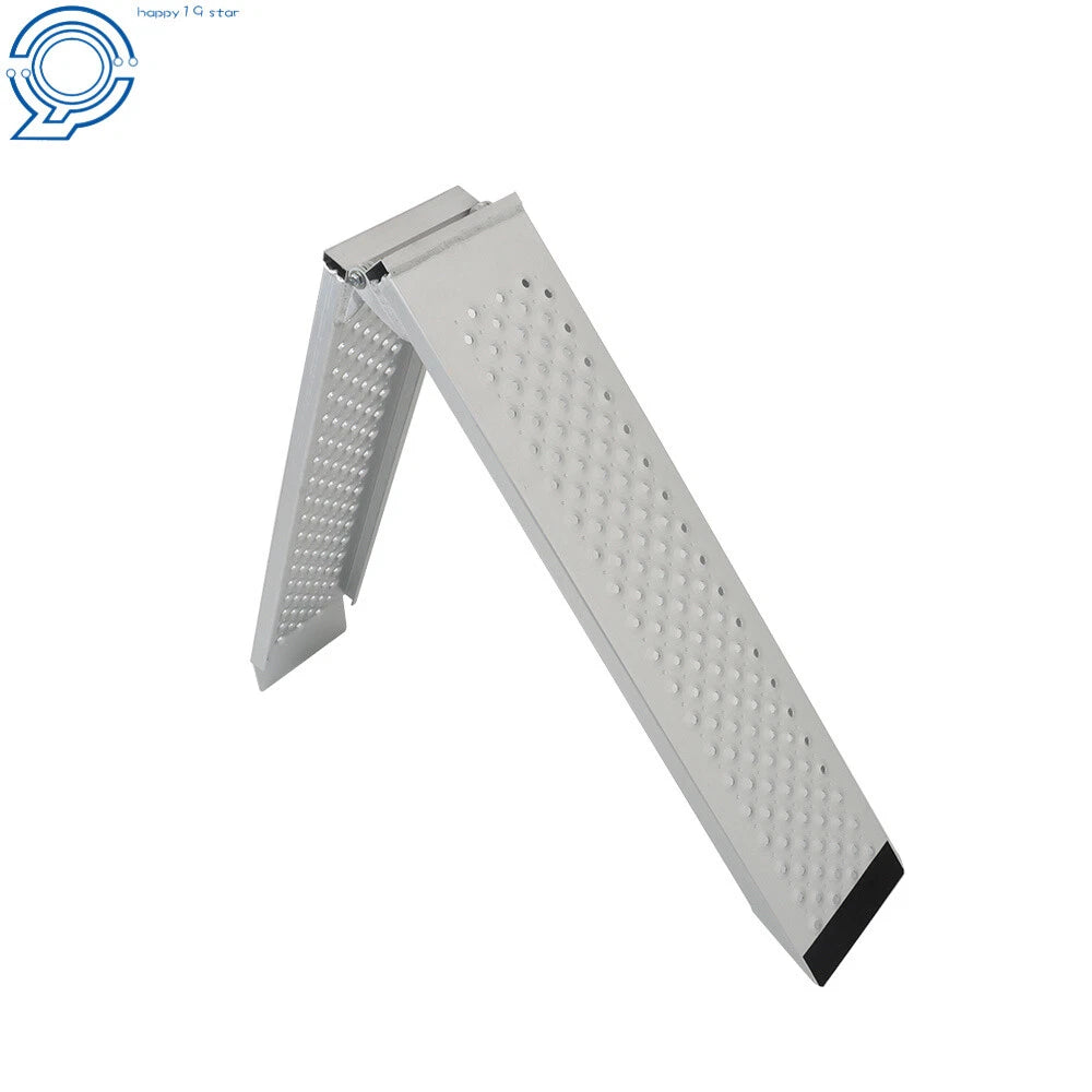 76" Aluminum Folding Loading Ramp for ATV UTV Motorcycle Dirt Bike Lawnmower