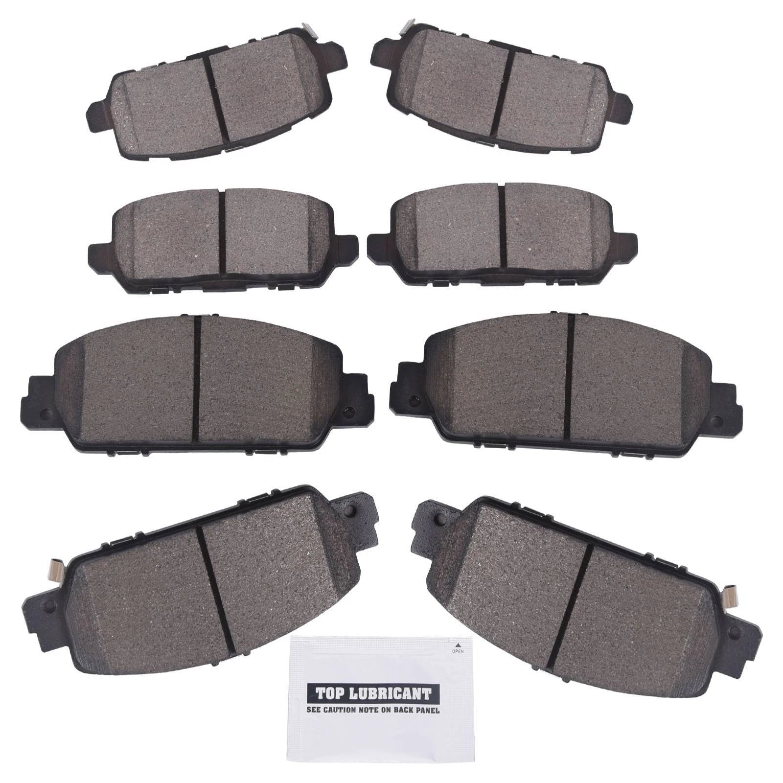 Set of 8 Ceramic Brake Pads for Honda HR-V (2016–2022)