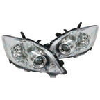 LH & RH Non-Xenon Replacement Headlights Pair for Toyota Corolla 2009-2012