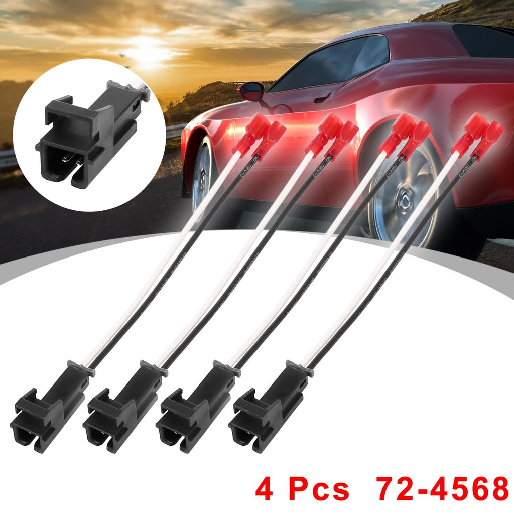 Set of 4 Car Speaker Connector Harness Adapter 72-4568 for Buick Terraza (2006)
