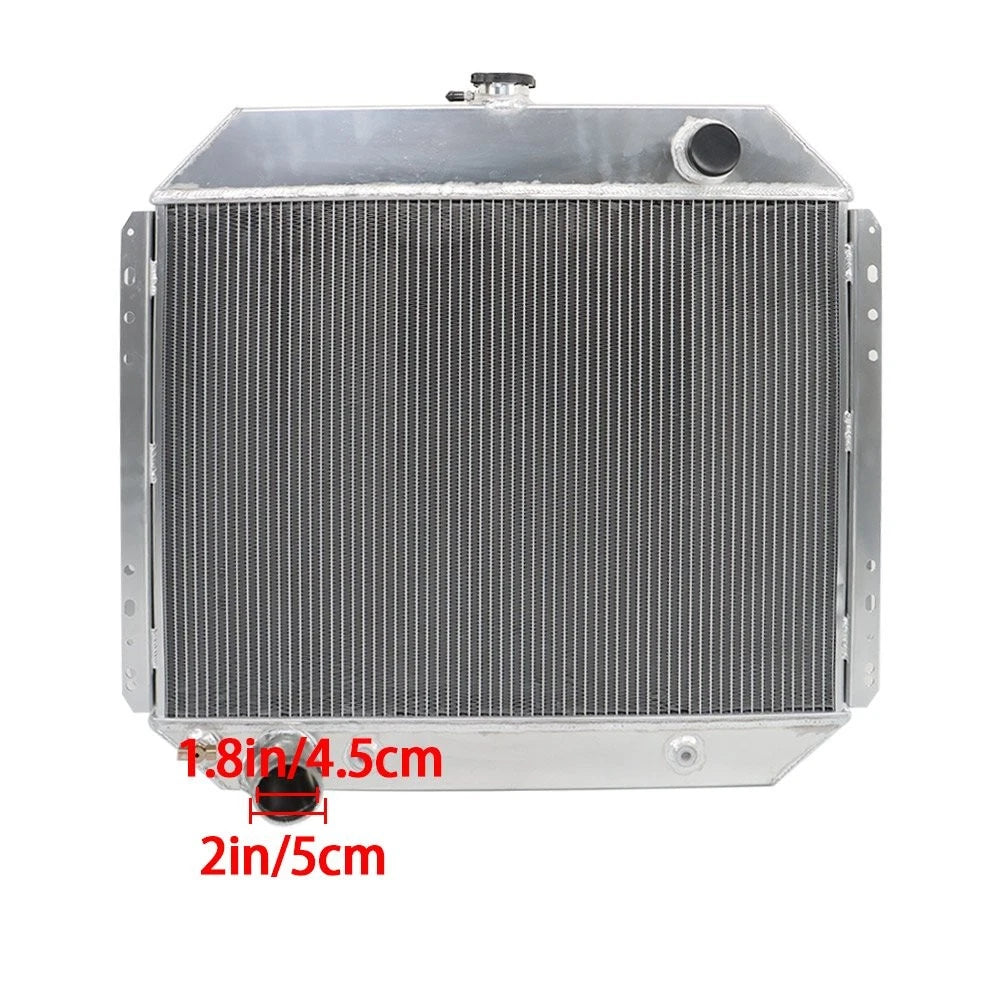 4 Row Aluminum Radiator for Ford Truck Bronco F150 F100 F350 F250 (1966–1979)